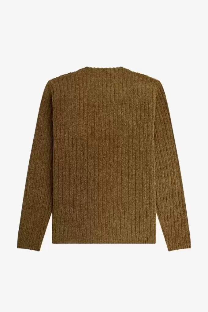 Chenille Rib Herrenpullover