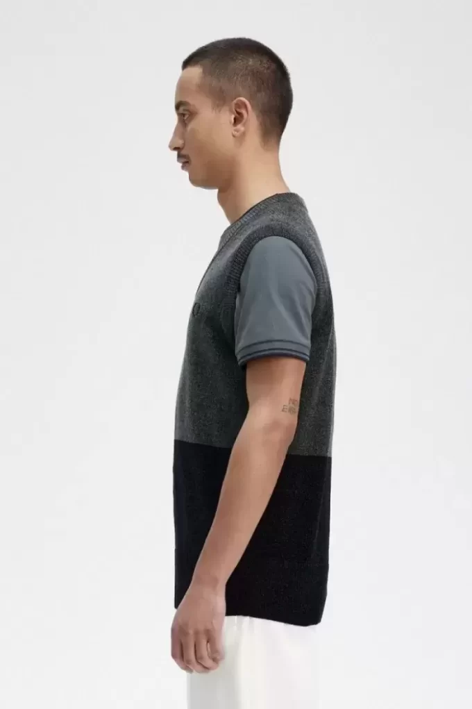 Chenille-Tanktops im Farbblockdesign für Herren