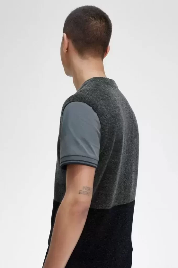 Chenille-Tanktops im Farbblockdesign für Herren