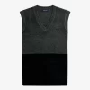 Chenille-Tanktops im Farbblockdesign für Herren