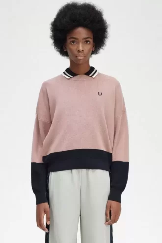 Colour Block Damenpullover