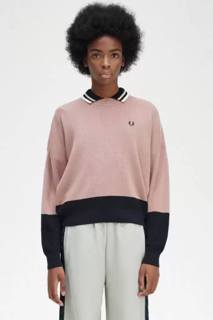Colour Block Damenpullover