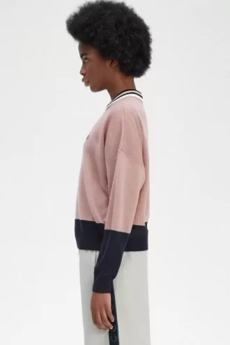 Colour Block Damenpullover