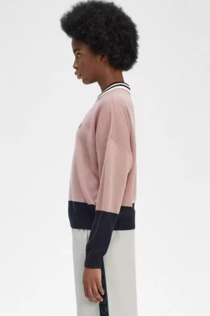 Colour Block Damenpullover