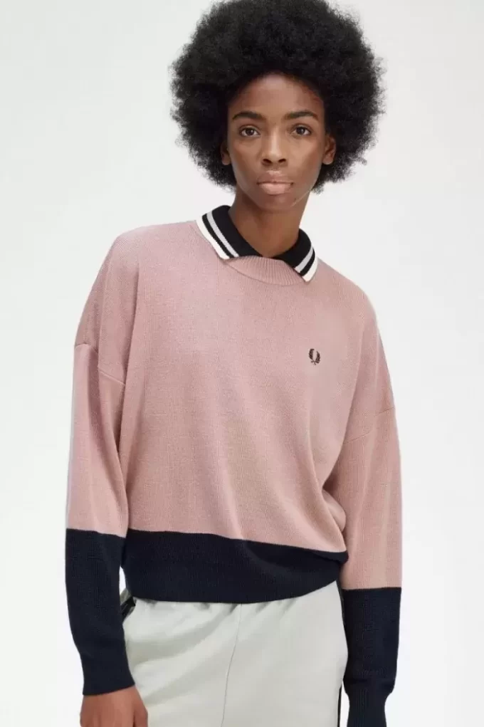 Colour Block Damenpullover