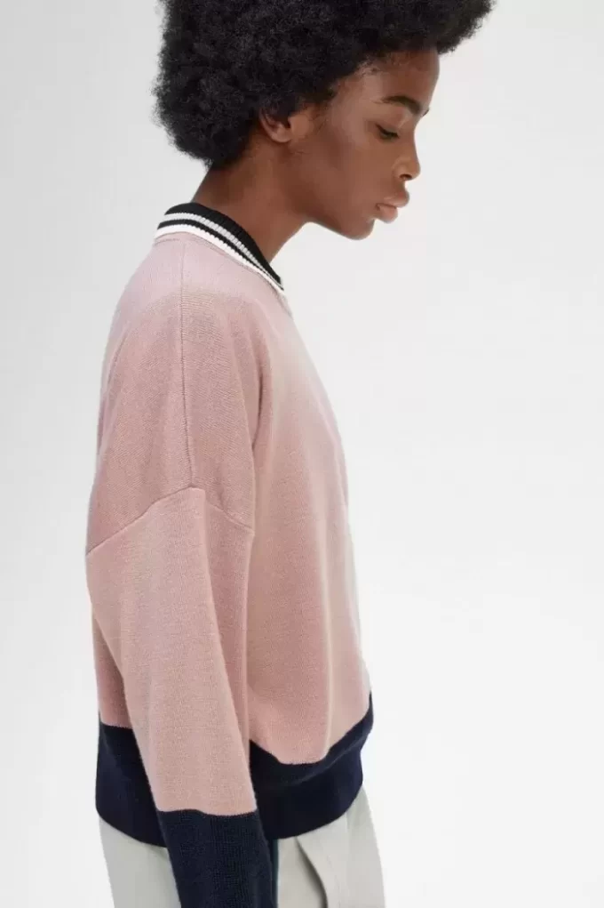 Colour Block Damenpullover