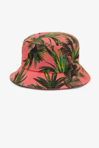 Damen-Bucket-Hüte mit Palmen-Print
