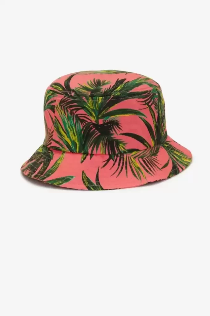 Damen-Bucket-Hüte mit Palmen-Print