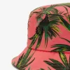 Damen-Bucket-Hüte mit Palmen-Print