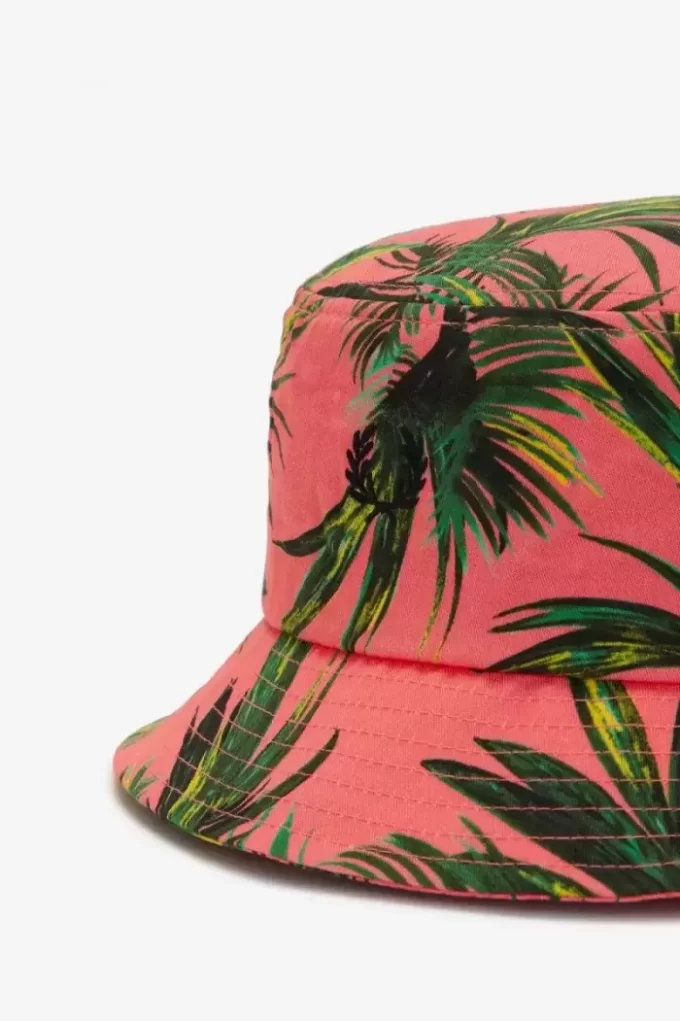 Damen-Bucket-Hüte mit Palmen-Print