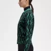 Damen-Cardigan mit Schlangenmuster