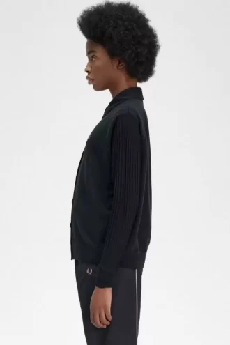 Damen-Cardigan mit transparenten Ärmeln