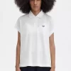 Damen-Poloshirt aus Piqué in A-Linie