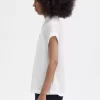 Damen-Poloshirt aus Piqué in A-Linie