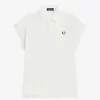 Damen-Poloshirt aus Piqué in A-Linie