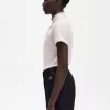 Damen-Poloshirt aus Piqué mit Streifen