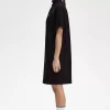 Damenkleid aus Piqué-Shirt mit Streifen