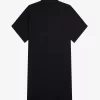 Damenkleid aus Piqué-Shirt mit Streifen