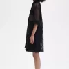 Damenkleid mit offenem Strickhemd