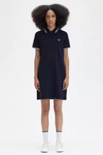 Damenkleid mit zwei Streifen