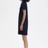 Damenkleid mit zwei Streifen