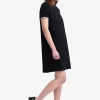 Damenkleid mit zwei Streifen