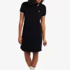 Damenkleid mit zwei Streifen