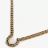 Doppelte Kette Lorbeerkranz Halskette Damenschmuck