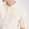 Durchgeknöpftes Strickhemd für Herren