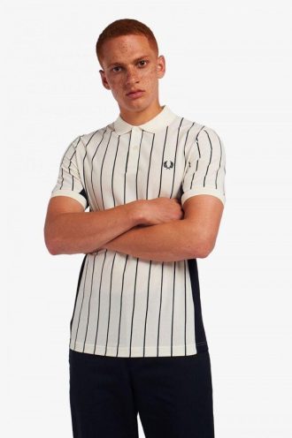 Edle Nadelstreifen-Poloshirts