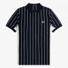 Edle Nadelstreifen-Poloshirts