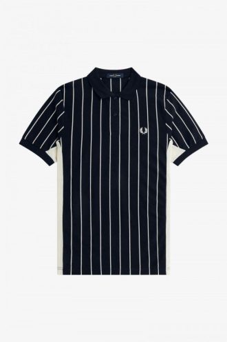 Edle Nadelstreifen-Poloshirts