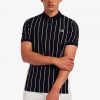 Edle Nadelstreifen-Poloshirts