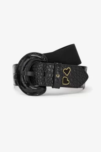 Elastische Ledergürtel für Damen