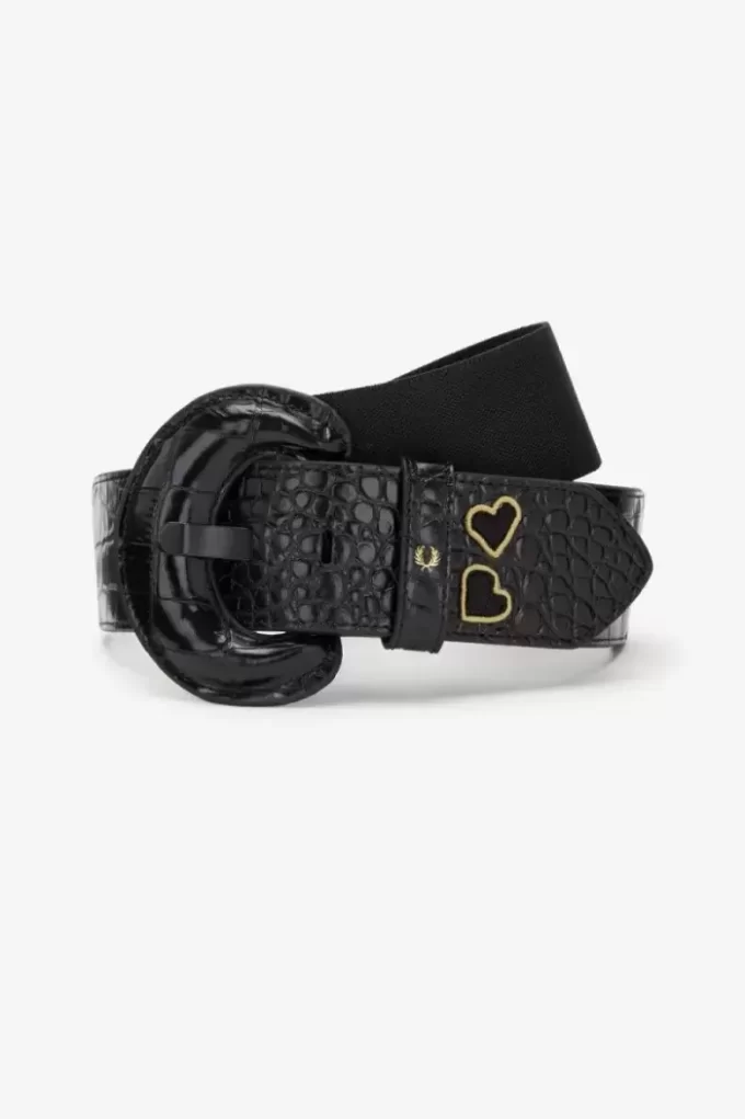 Elastische Ledergürtel für Damen