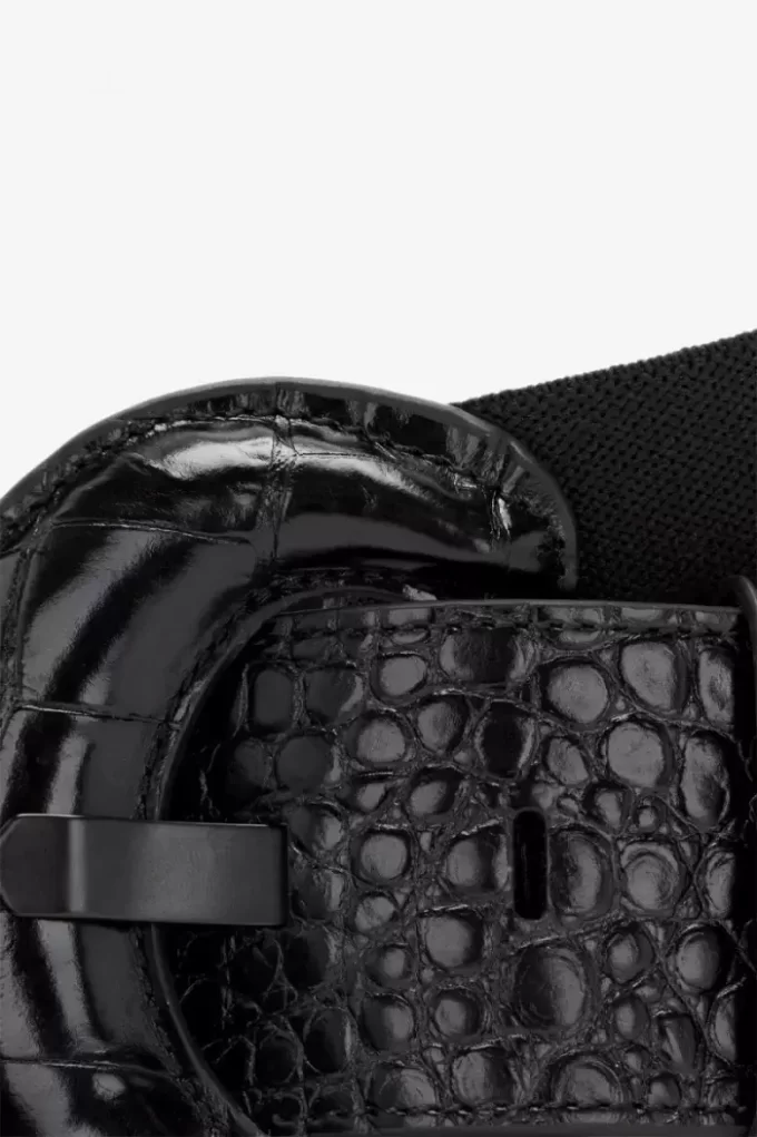 Elastische Ledergürtel für Damen