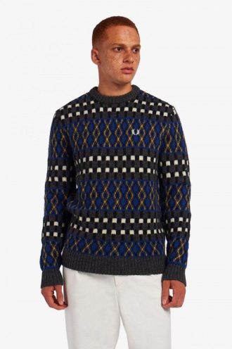 Fair Isle Pullover aus britischer Wolle