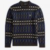 Fair Isle Pullover aus britischer Wolle