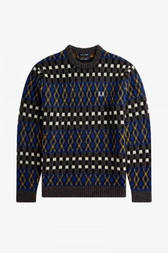 Fair Isle Pullover aus britischer Wolle