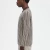 Fein gestreiftes Herren-Strickhemd