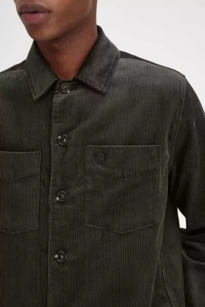 Fred Perry Cord Herrenhemd