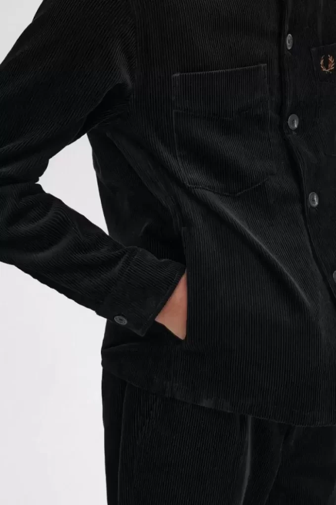 Fred Perry Cord Herrenhemd