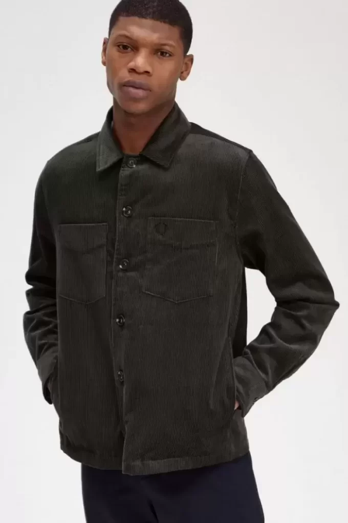 Fred Perry Cord Herrenhemd