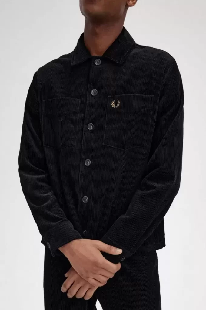 Fred Perry Cord Herrenhemd