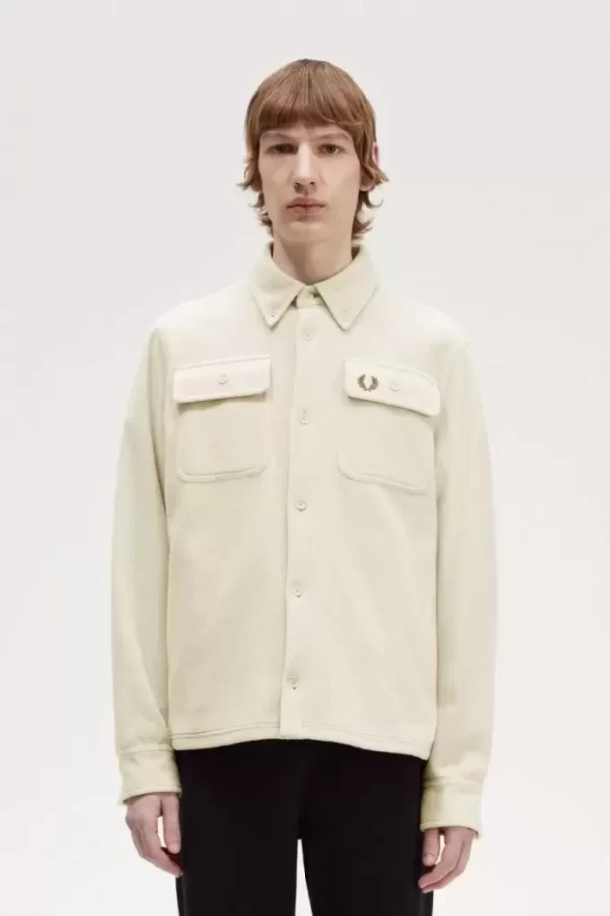 Fred Perry Fleece-Herrenhemd