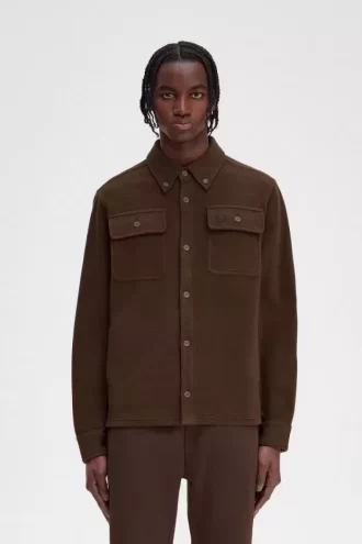 Fred Perry Fleece-Herrenhemd
