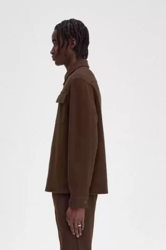 Fred Perry Fleece-Herrenhemd