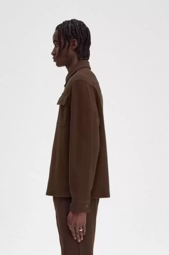 Fred Perry Fleece-Herrenhemd