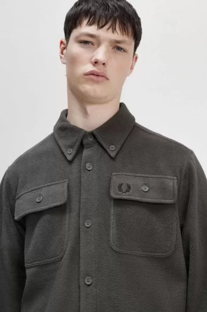 Fred Perry Fleece-Herrenhemd