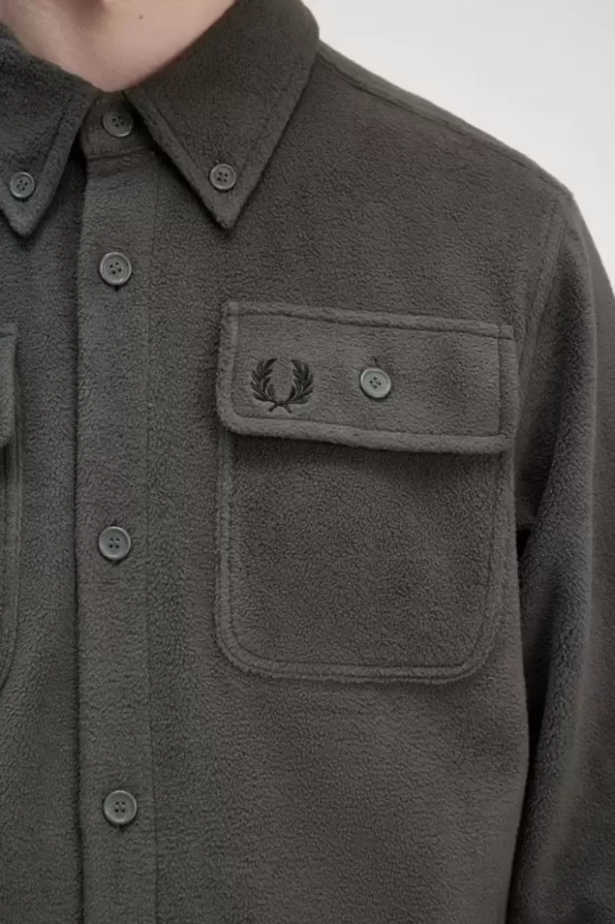 Fred Perry Fleece-Herrenhemd